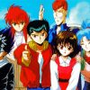 Yu Yu Hakusho Characters paint by number
