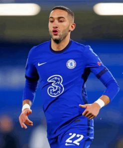 Hakim Ziyech Chelsea FC Player paint by number