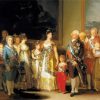 Charles IV Of Spain And His Family By Francisco Goya paint by number