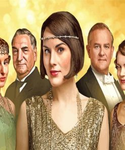 Downton Abbey Movie paint by number