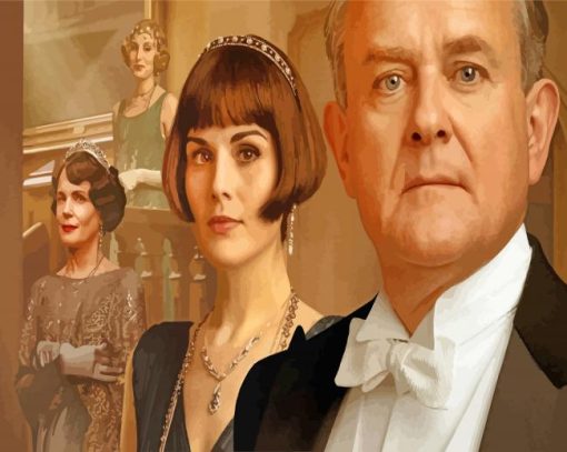 Downton Abbey Series paint by number