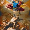 Fall Of The Rebel Angels St Michael paint by number