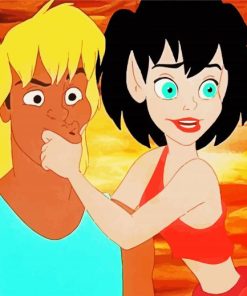Ferngully Movie paint by number