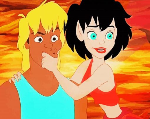 Ferngully Movie paint by number