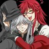 Grell Sutcliff And Sebastian paint by number