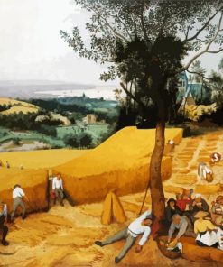 Harvesters By Pieter Bruegel paint by number