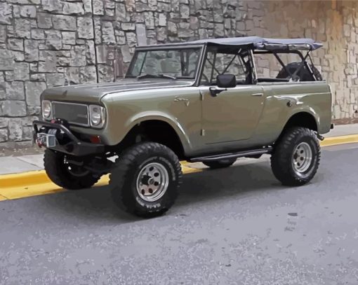 International Harvester Scout 800 paint by number