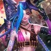 Jinx League Of Legends Video Game paint by number