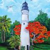 Key West Lighthouse And Friends By Lois Rivera paint by number