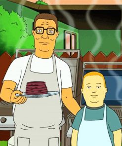 king Of The Hill Characters paint by number