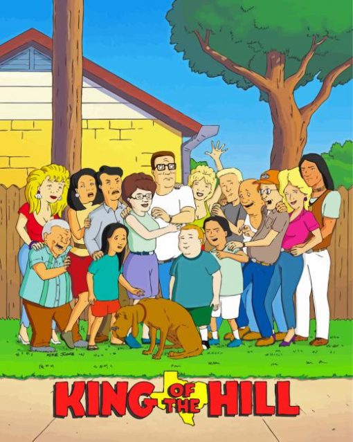 king Of The Hill Poster paint by number