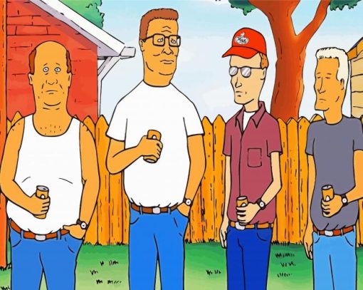 king Of The Hill Series paint by number
