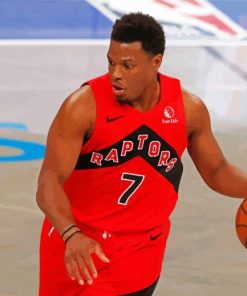 Kyle Lowry Toronto Raptor paint by number
