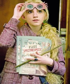 Luna Lovegood Character paint by number