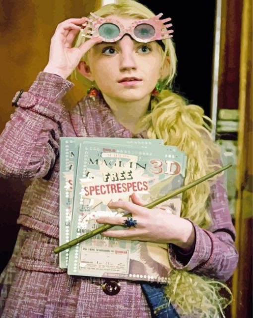Luna Lovegood Character paint by number
