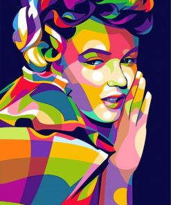 Marilyn Monroe Pop Art paint by number