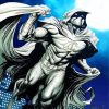 Moon knight Hero paint by number