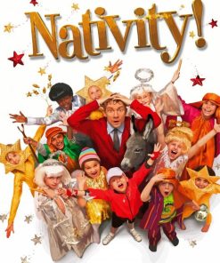Nativity Movie Poster paint by number