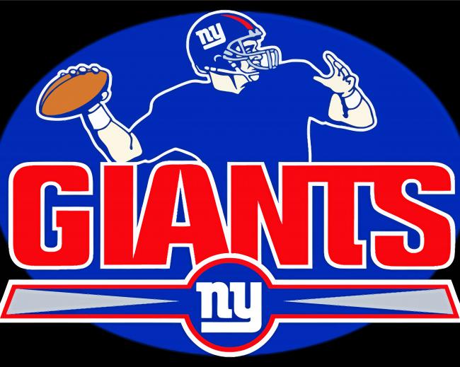 New York Giants Football Logo paint by number