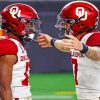 Oklahoma Football Players paint by number