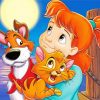 Oliver And Company Disney paint by number