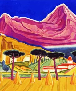 Oscar Bluemner Painting paint by number