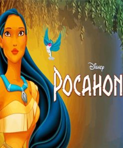 Pocahontas Disney Animation paint by number