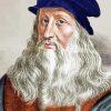 Portrait Of Leonardo Da Vinci paint by number