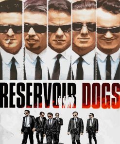 Reservoir Dogs Poster paint by number