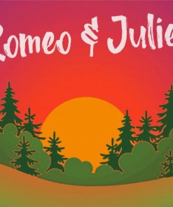 Romeo And Juliet Illustrtaion paint by number