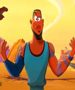 Space Jam Character paint by number