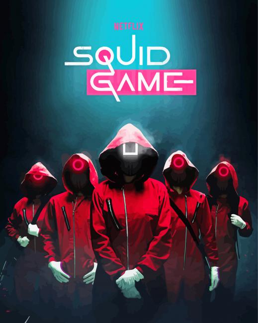 Squid Game Poster Paint By Numbers - PBN Canvas