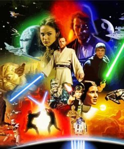 Star Wars Characters paint by number