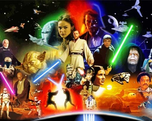 Star Wars Characters paint by number