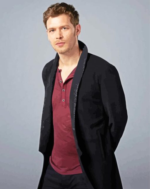 The Actor Joseph Morgan paint by number