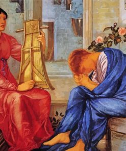 The Lament By Edward Burne Jones paint by number