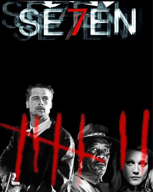 The Se7en Movie Poster paint by number