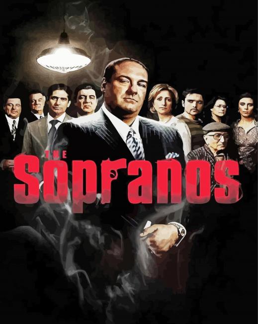 The Sopranos Movie Poster paint by number