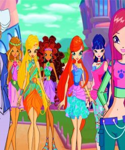 Winx Club Animations paint by number