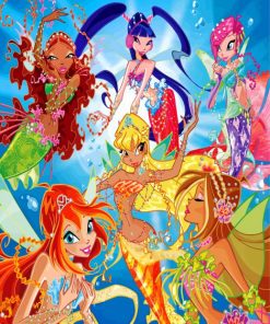 Winx Club Characters paint by number