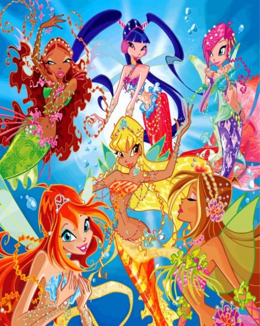 Winx Club Characters paint by number