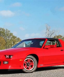 1991 Camaro Red Car paint by number
