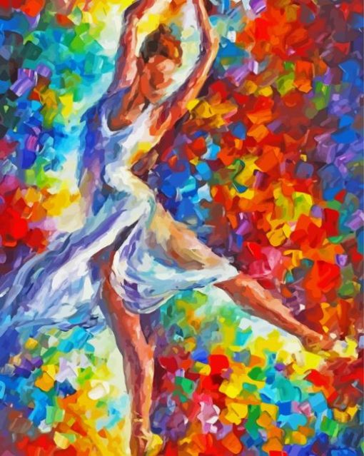 Abstract Woman Dancing paint by number