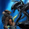 Alien Vs Predator Art paint by number