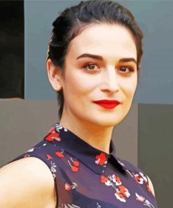 American Actress Jenny Slate paint by number