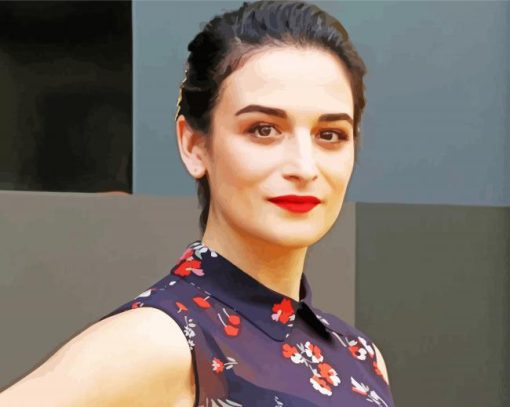 American Actress Jenny Slate paint by number