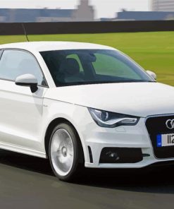 Audi A1 White Car paint by number