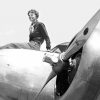 Aviator Amelia Earhart paint by number