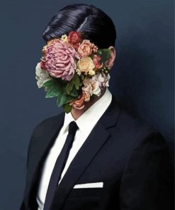 Beautiful Floral Man paint by number