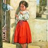 Beggar Spanish Girl paint by number